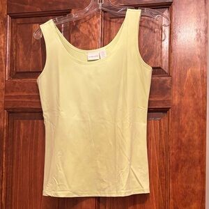 Chico's Light Yellow Tank Top